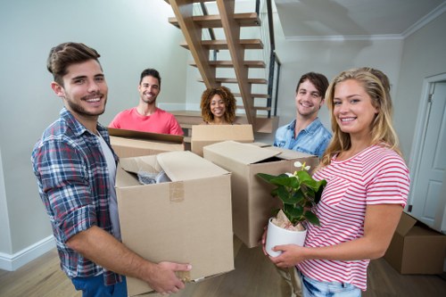 Commercial removal service supporting a small business relocation