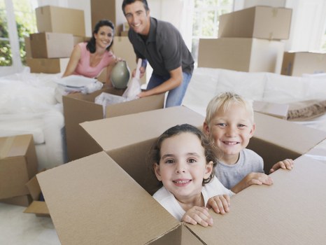 Local removals van handling furniture in Lower Clapton