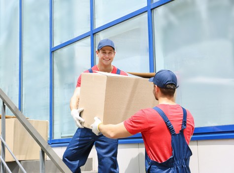 Commercial moving team planning a business relocation in Lower Clapton
