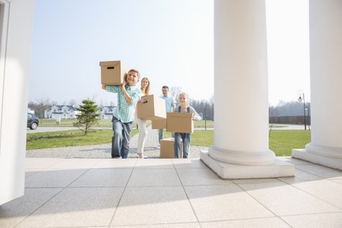 Careful handling of furniture during a local removals job